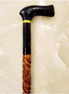 Brown Wooden Walking Stick