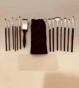Black &AMP; Orange Artist Paint Brush