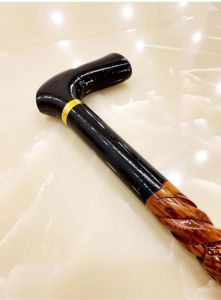 Brown Wooden Walking Stick