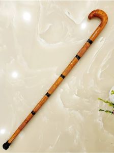 J Shape Wooden Walking Stick