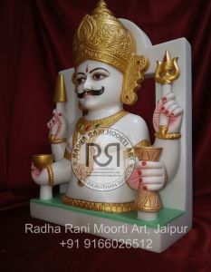 Marble Nakoda Bheru Ji Statue