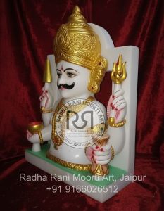 Marble Nakoda Bheru Ji Statue