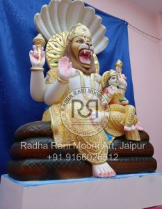Marble Narsingh Bhagwan Statue