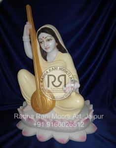 Marble Meera Bai Statue