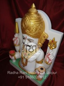 Marble Nakoda Bheru Ji Statue