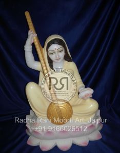Marble Meera Bai Statue
