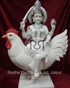 Marble Bahuchara Mata Statue