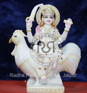 Marble Bahuchara Mata Statue