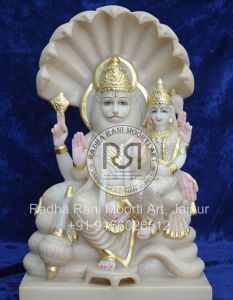 Marble Narsingh Bhagwan Statue