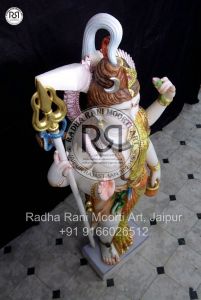 Marble Aradhnarishwar Bhagwan Moorti