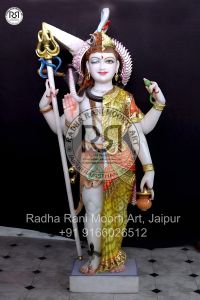 Marble Aradhnarishwar Bhagwan Moorti