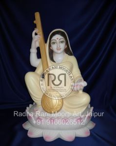 Marble Meera Bai Statue