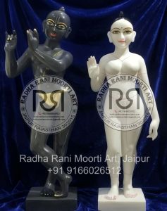 Iskcon Radha Krishna Marble Statue