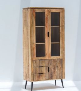 Double Door Wooden Kitchen Cabinet