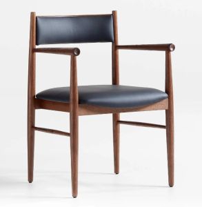 Auburn Brown Teak Wood Chair