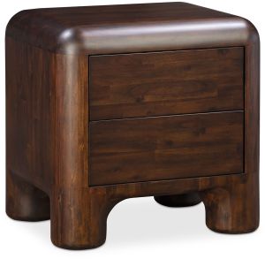 Akashiya Wood Bed Side Table