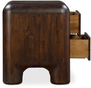 Akashiya Wood Bed Side Table