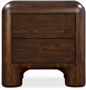 Akashiya Wood Bed Side Table