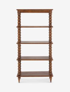 Brown Mango Wood Bookshelf