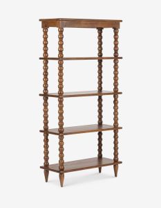 Brown Mango Wood Bookshelf