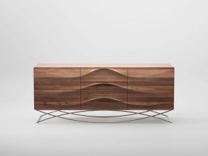 Dark Brown Wooden Sideboard