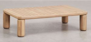 Light Brown Wooden Coffee Table