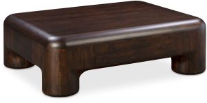 Dark Brown Wood Coffee Table
