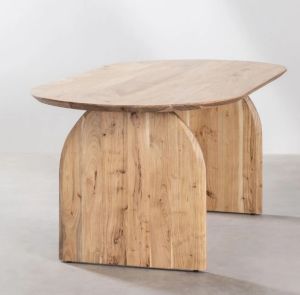 Oval Wooden Dining Table