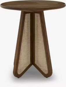 Rattan Wooden Round Table