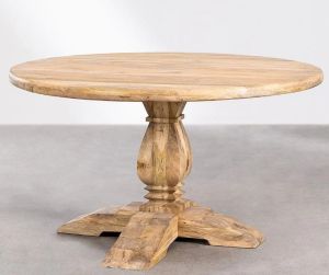 Round Wooden Dining Table