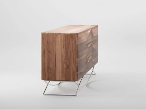Dark Brown Wooden Sideboard