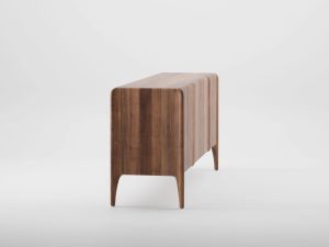 Dark Brown Wooden Sideboard