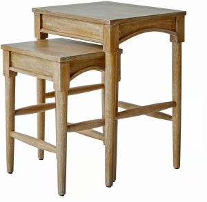 Square Wooden Side Table