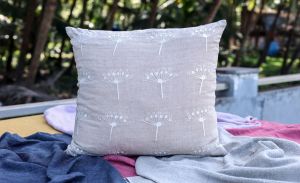 Embroidered Linen Cushions