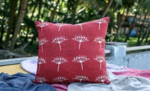 Embroidered Linen Cushions