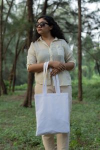 Plain Cotton Promotional Carry Bags