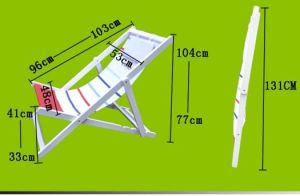 Plain Acacia Deck Chair
