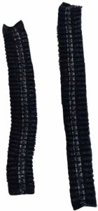 21 Inch Black Disposable Bouffant Cap