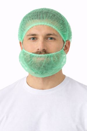 Green Disposable Beard Cap