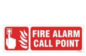 Fire Safety Braille Signage