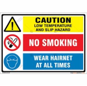 Refrigerated Space Signage