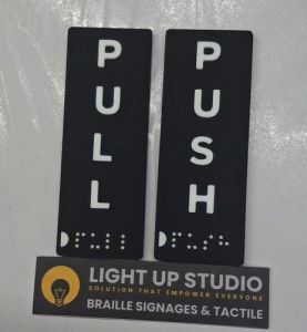 Adding Braille Sign Board