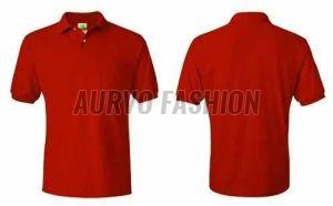 Cotton Blend Collar Neck Mens Half Sleeve T Shirt