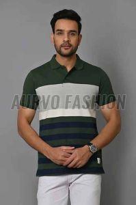 Cotton Blend Comfort Fit Collar Neck T Shirt