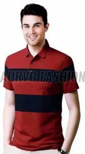 Cotton Blend Corporate Multicolor Polo T Shirt
