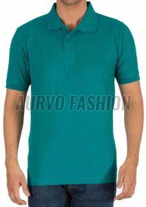 Cotton Blend Designer Polo T Shirt