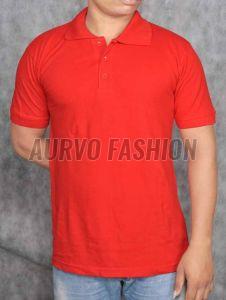Cotton Blend Lightweight Polo T Shirt