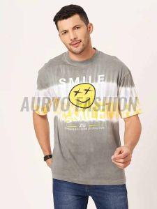 Cotton Blend Loose Fit Drop Shoulder T Shirt