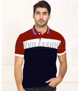 Cotton Blend Promotional Multicolor Polo T Shirt