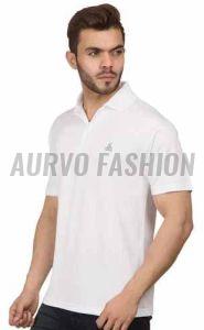 Cotton Blend Regular Fit Collar Neck T Shirt